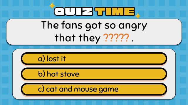 QUIZ TIME