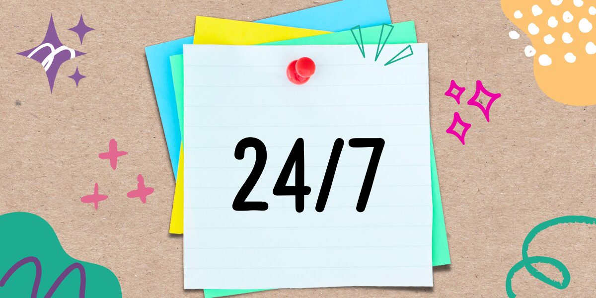 英語フレーズ　24/7