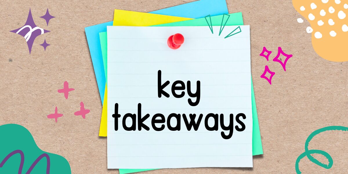 英語フレーズ　 key takeaways