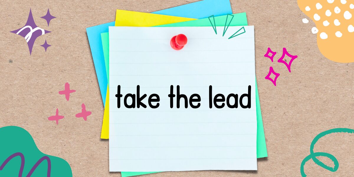 英語フレーズ　take the lead