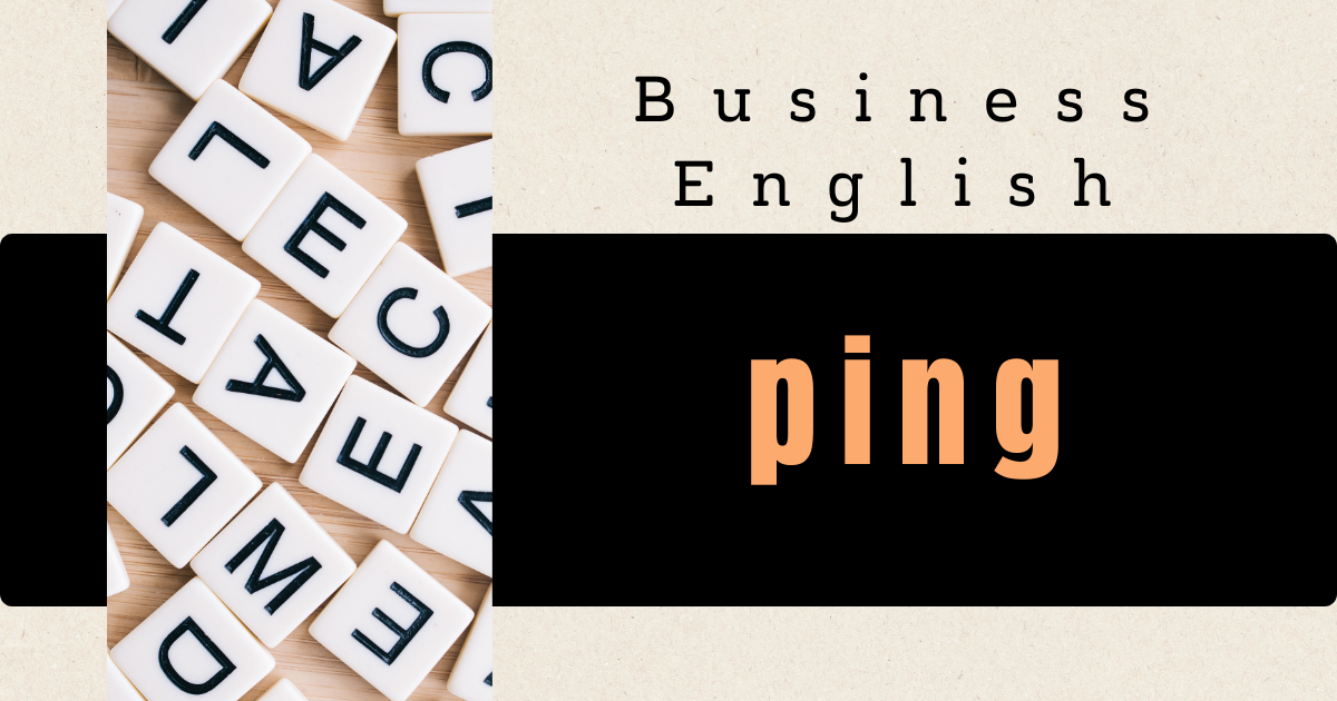 Business English ping